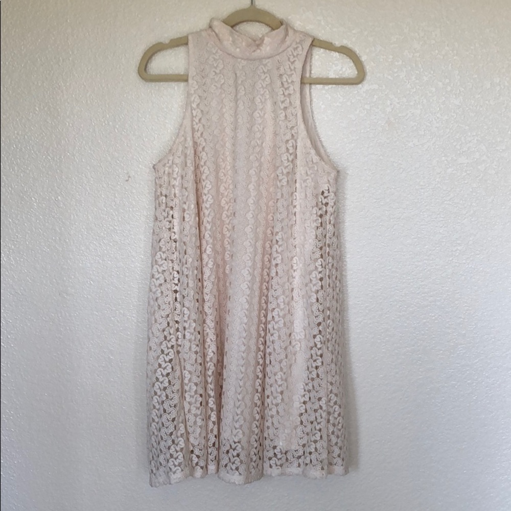 Cream lace dress